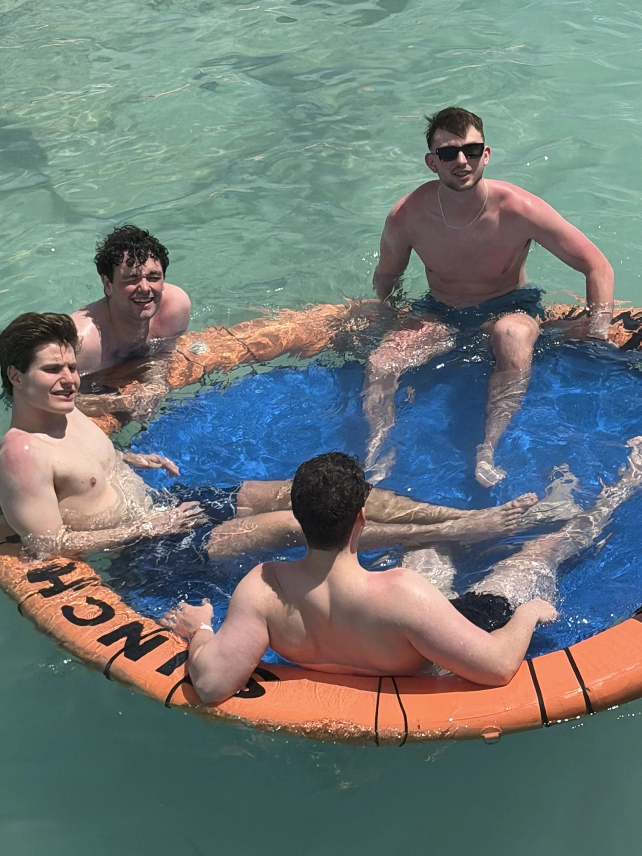 Friends and family enjoying time together on the water